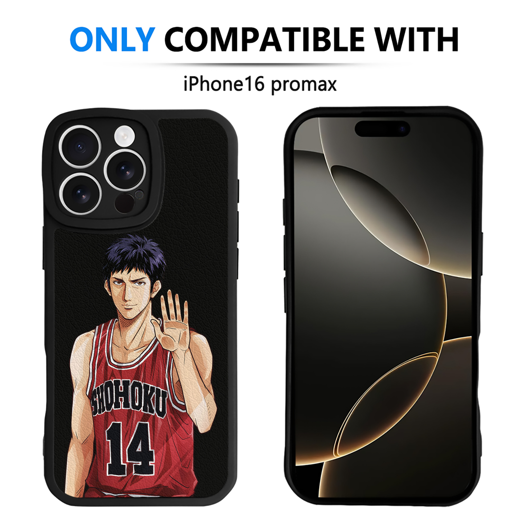 （画像用） SLAM DUNK／スラムダンク 【iPhone 16シリーズ対応】シリコンスマホケース（レザー調） 材質：シリコン